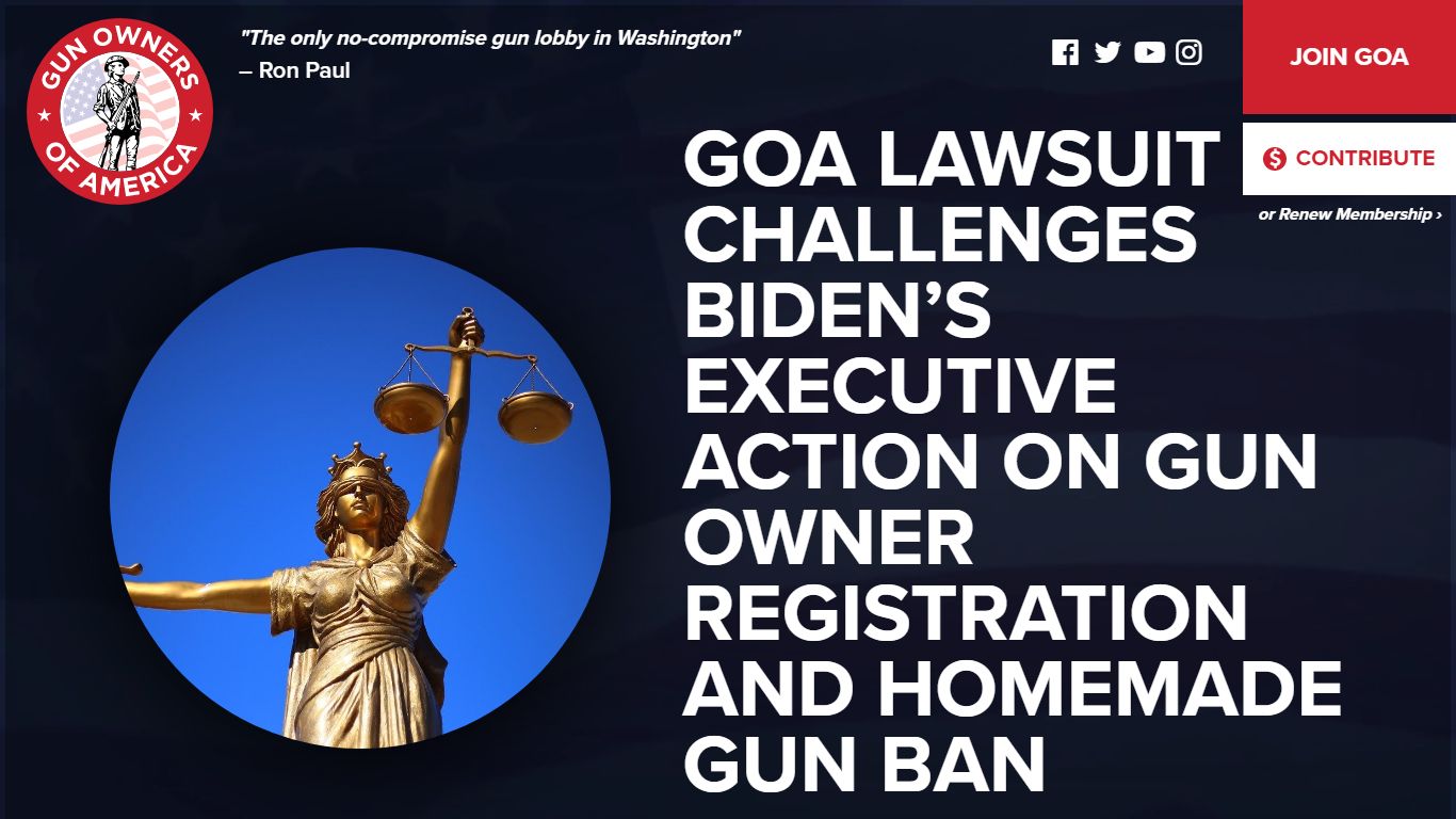 GOA | The only no compromise gun lobby in Washington